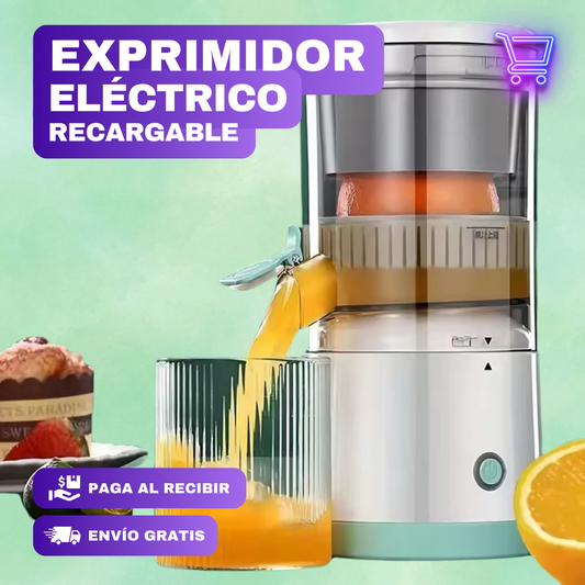 EXPRIMIDOR ELÉCTRICO PORTÁTIL RECARGABLE